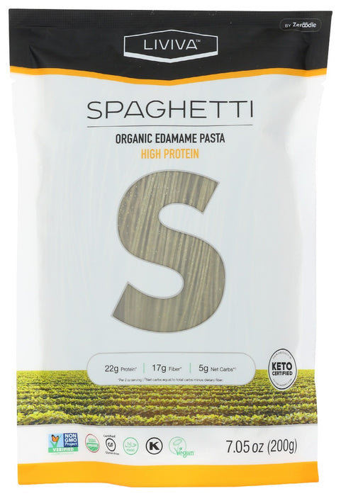 LIVIVA: Organic Edamame Spaghetti, 7.05 oz
