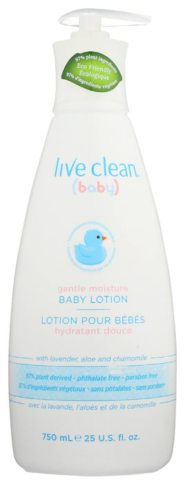 LIVE CLEAN: Gentle Moisture Baby Lotion, 25 oz