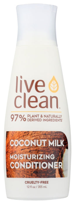 LIVE CLEAN: Coconut Milk Conditioner, 12 oz
