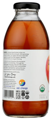 EAT THE CHANGE: Just Ice Tea Peach Oolong Tea, 16 fo - No Brand For Less