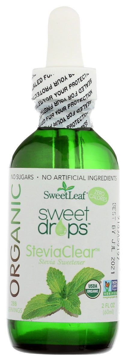 SWEETLEAF STEVIA: Stevia Drop Clear Org, 2 oz