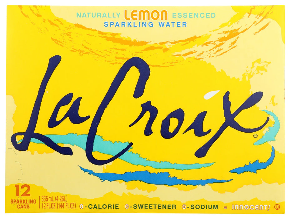 LA CROIX: Wtr Spark Lemon 12Pk 12Z, 144 fo