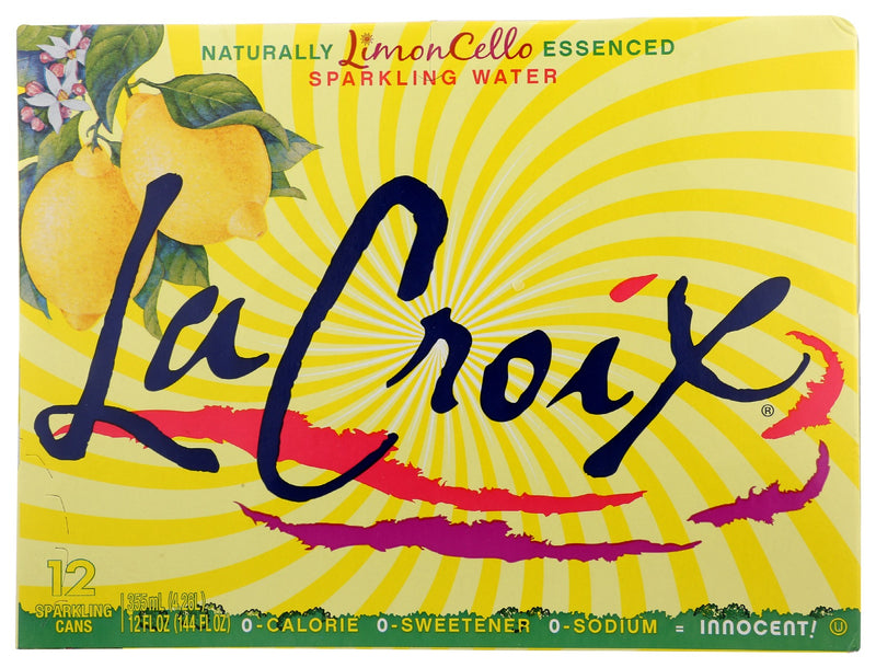 LA CROIX: Wtr Spark Limoncello 12Pk 12Z, 144 fo