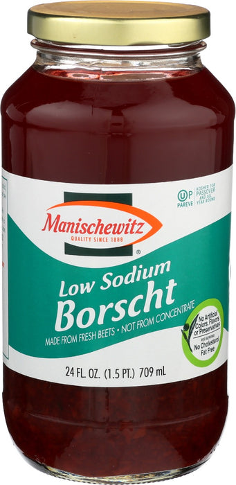 MANISCHEWITZ: Borscht Reduced Sodium, 24 oz