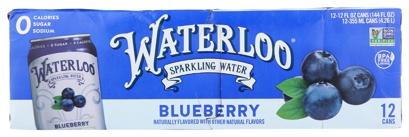 WATERLOO SPARKLING WATER: Water Sprkl Summrbry 12Pk, 144 fo