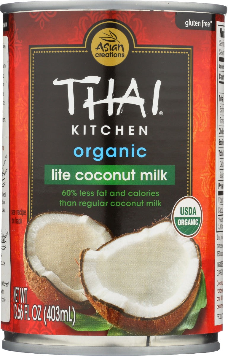 THAI KITCHEN: Coconut Milk Lite Org, 13.66 oz