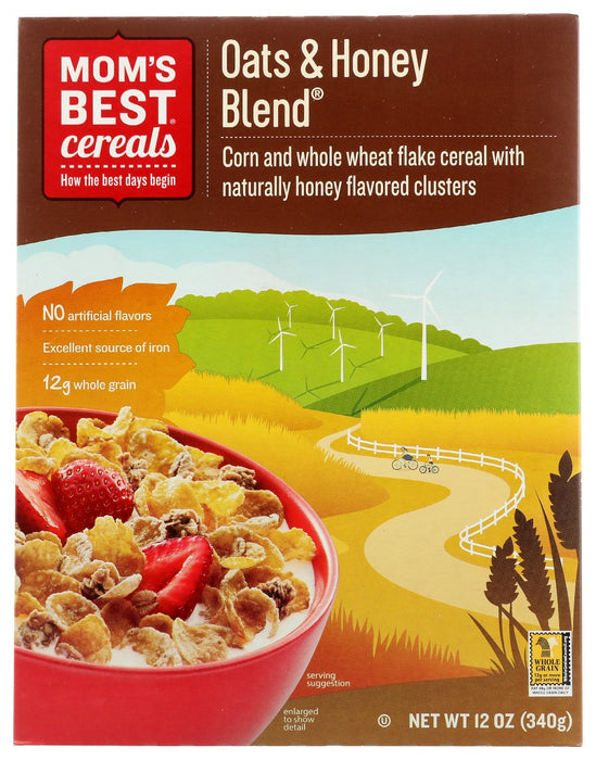 MOMS BEST: Cereal Honey Oat, 12 oz