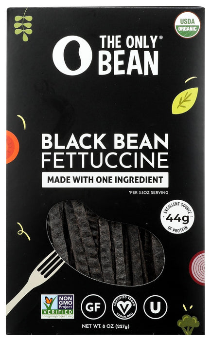 THE ONLY BEAN: Pasta Blk Bean Fettuccine, 8 oz