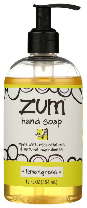 ZUM: Soap Hand Lemongrass, 12 fo