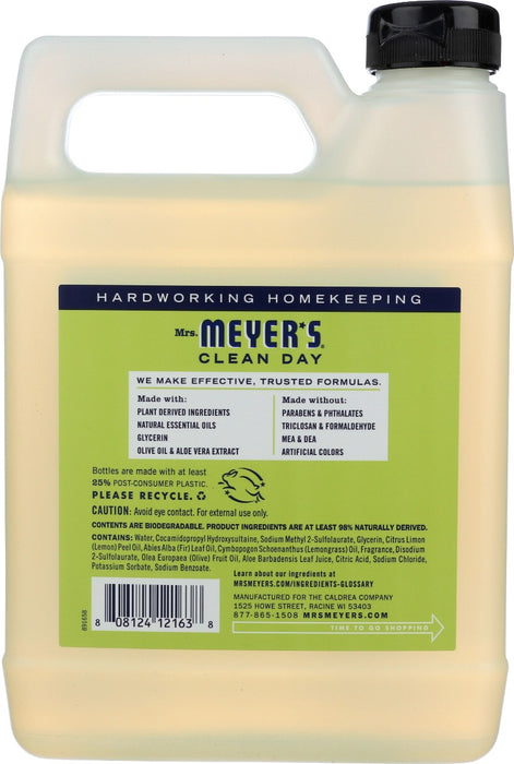 MRS MEYERS CLEAN DAY: Soap Refil Liq Lemon, 33 oz