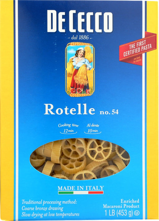 DE CECCO: Pasta Rotelle, 16 oz - No Brand For Less 