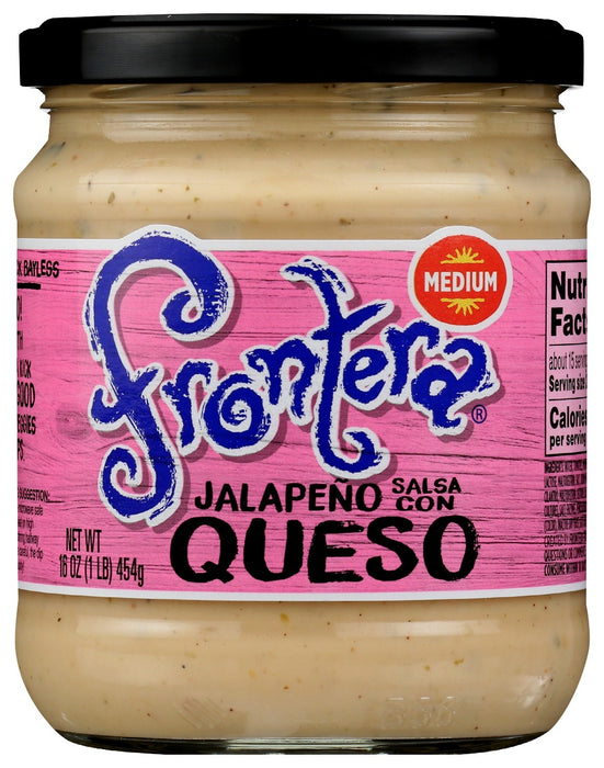 FRONTERA: Salsa Jalapeno Con Queso, 16 oz
