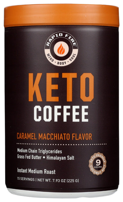 RAPID FIRE: Coffee Keto Caramel Macch, 7.93 oz