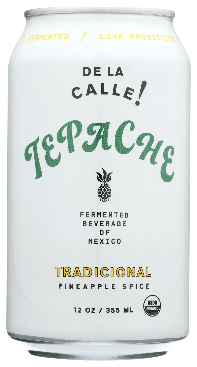DE LA CALLE: Tepache Trad Pinap Spce, 12 oz - No Brand For Less 