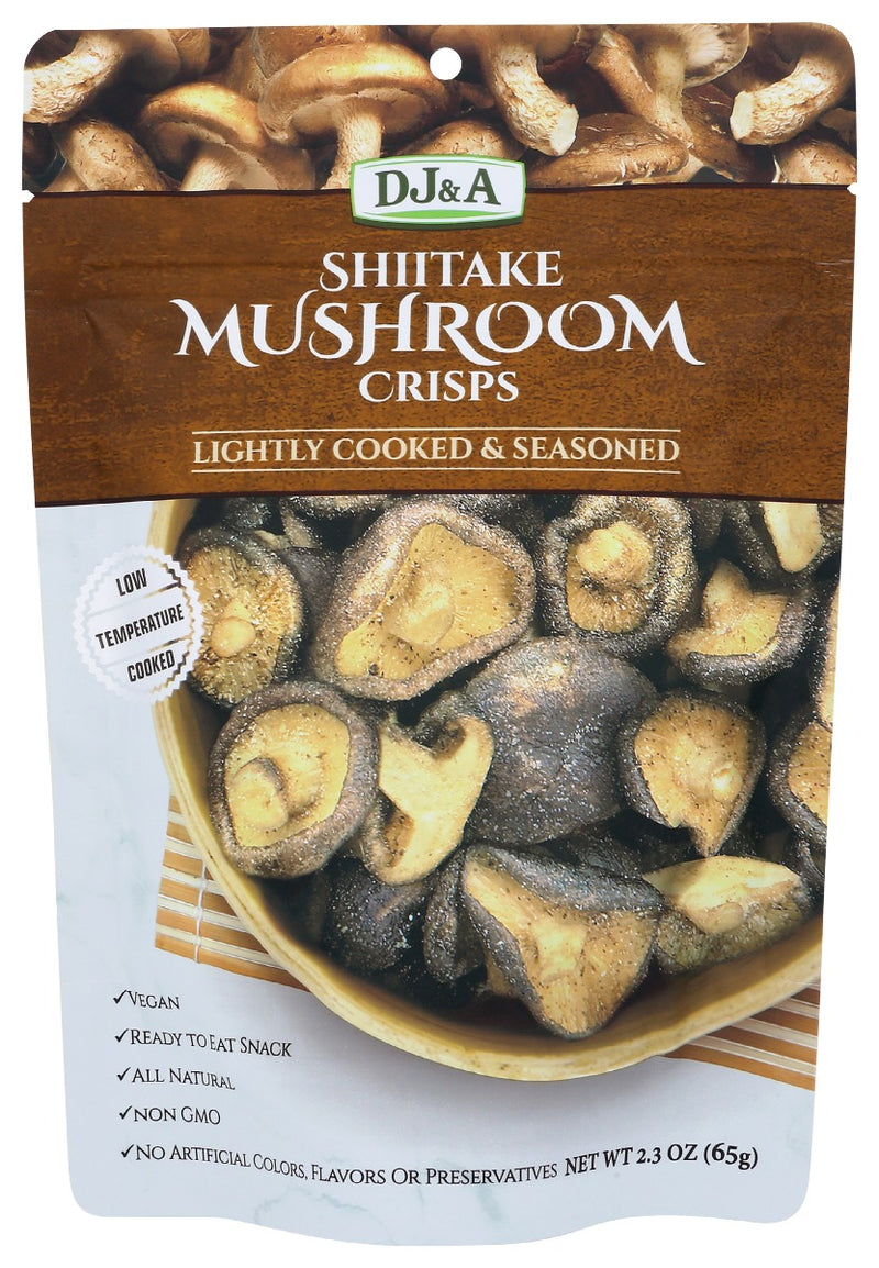 DJ&A: Crisps Mushroom Shiitake, 2.29 oz - No Brand For Less 