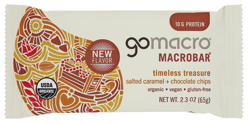 GOMACRO: Bar Slt Caramel Choc Chip, 2.3 oz - No Brand For Less