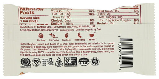 GOMACRO: Bar Slt Caramel Choc Chip, 2.3 oz - No Brand For Less