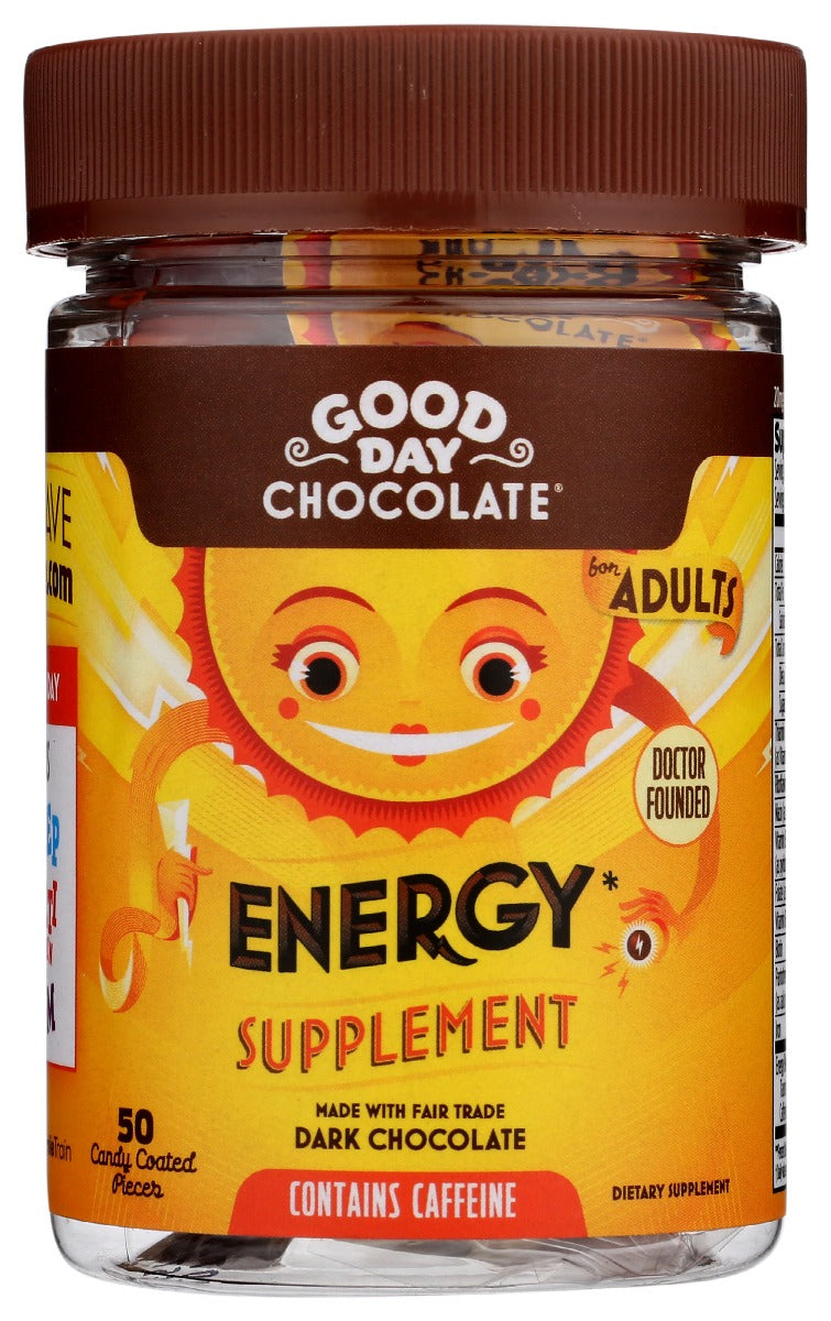 GOOD DAY CHOCOLATE: Energy Supplement, 50 pc - No Brand For Less 