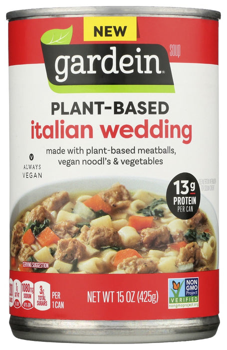 GARDEIN: Soup Italian Wedding, 15 oz