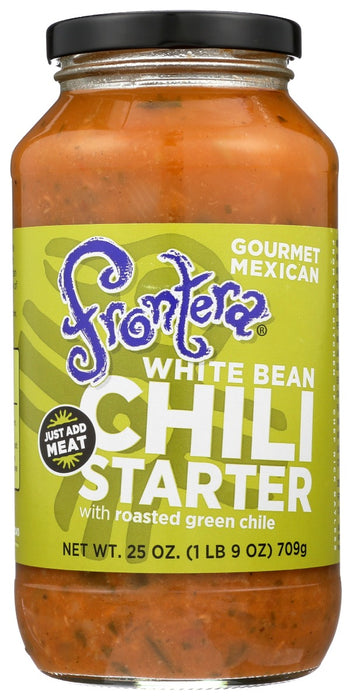 FRONTERA: Chili Starter Bean Wht, 24 oz