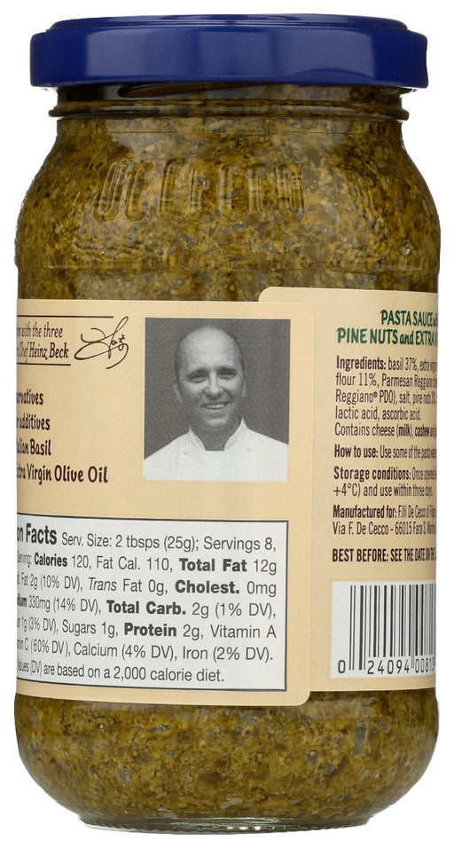 DE CECCO: Sauce Pasta Pesto, 7 oz - No Brand For Less 