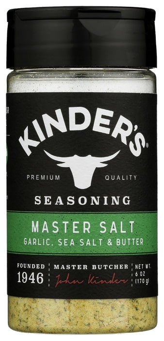 KINDERS: Seasoning Master Salt, 6 oz