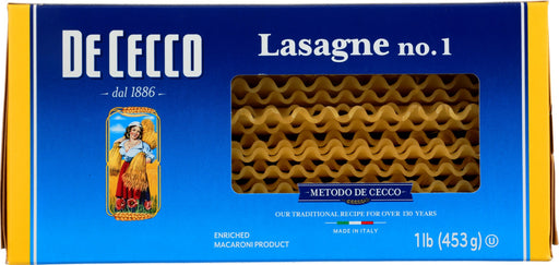 DE CECCO: Pasta Lasagne, 16 oz - No Brand For Less 