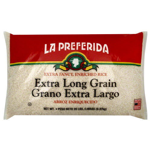 LA PREFERIDA: Long Grain Rice, 20 lb