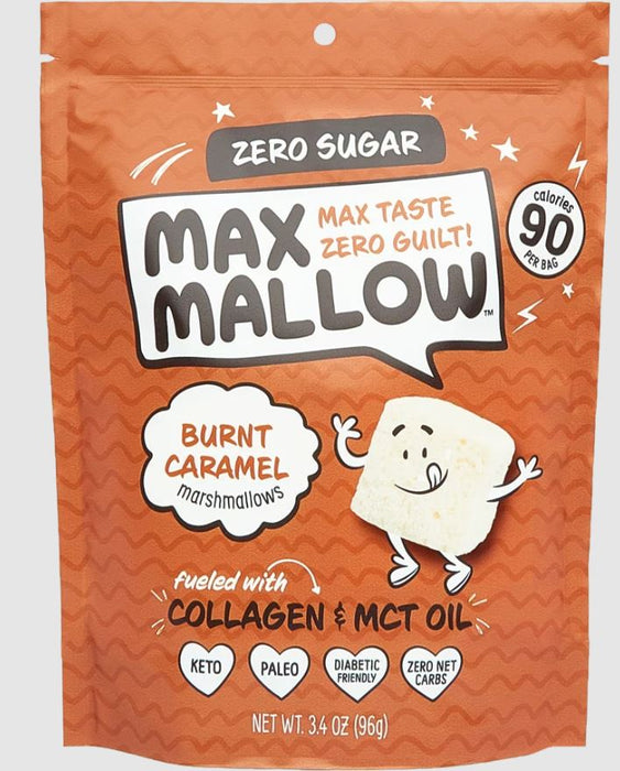 KNOW BRAINER FOODS: Burnt Caramel Marshmallows, 96 gm