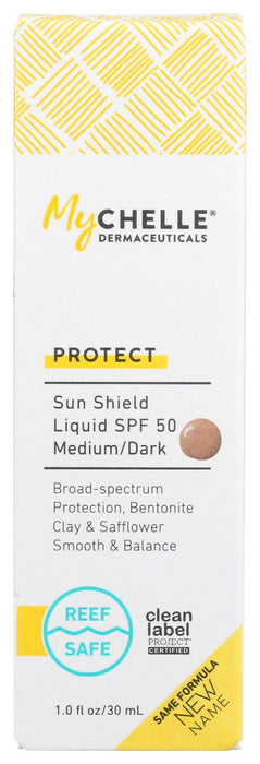 MYCHELLE DERMACEUTICALS: Sun Shield Spf50 Medium Dark, 1 fo