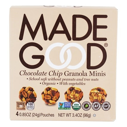 MADEGOOD: Organic Granola Minis Chocolate Chip, 3.4 oz