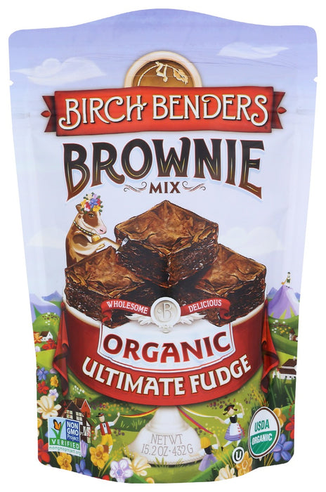 BIRCH BENDERS: Organic Ultimate Fudge Brownie, 15.2 oz