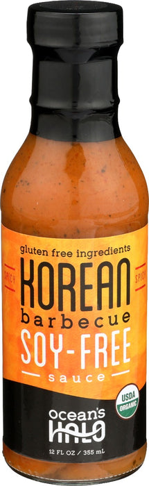 OCEANS HALO: Korean Barbecue Soy Free Sauce, 12 oz