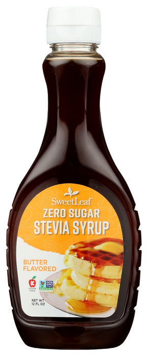 SWEETLEAF STEVIA: Syrup Stevia Butter, 12 oz