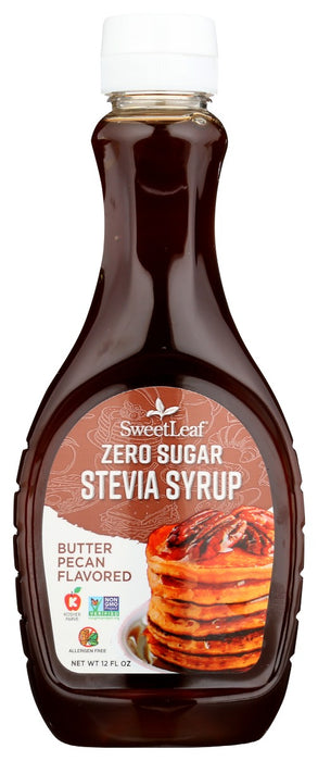 SWEETLEAF STEVIA: Syrup Stevia Butter Pecan, 12 oz