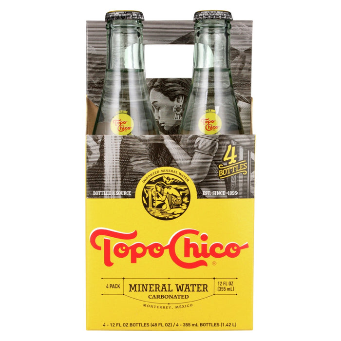 TOPO CHICO: Mineral Water 4Pack, 48 fo