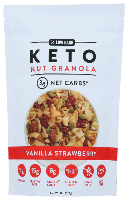 NUTRAIL: Granola Vanilla Strawberr, 11 oz