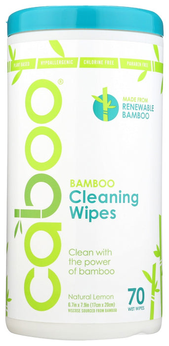 CABOO: Wipes Cleaning Lemon, 70 pc