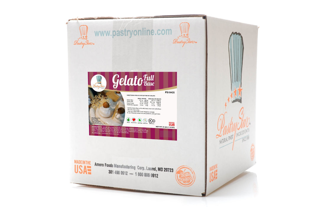 PASTRYSTAR: Gelato Base, 25 lb