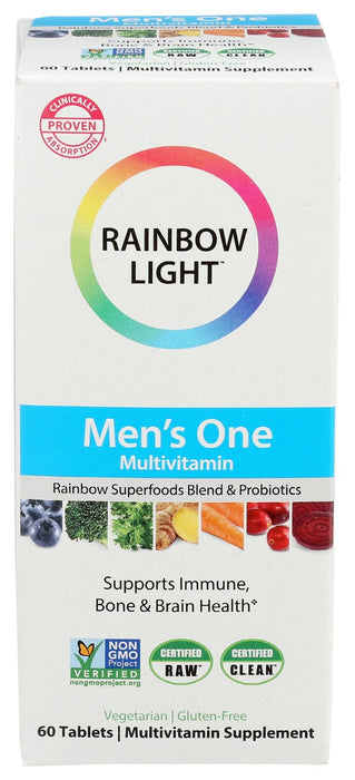 RAINBOW LIGHT VIBRANCE: Mens One Multivitamin, 60 cp