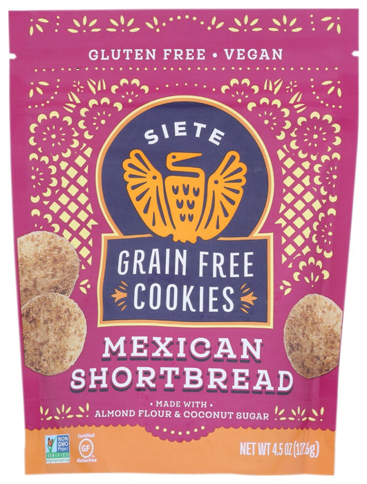 SIETE: Mexican Shortbread Cookies, 4.5 oz