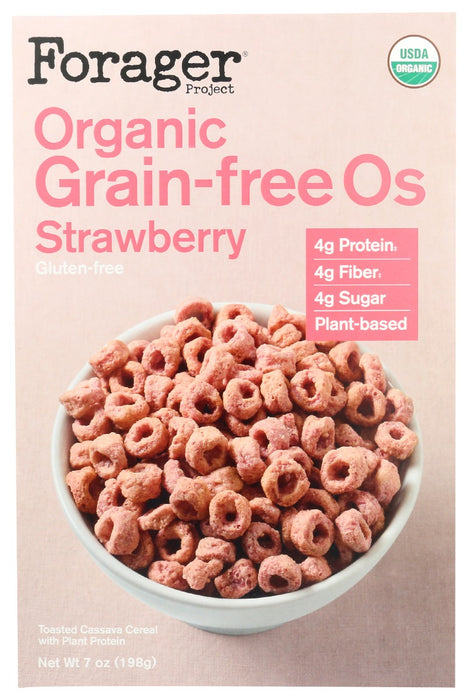 FORAGER: Strawberry Gluten Free Cereal, 7 oz