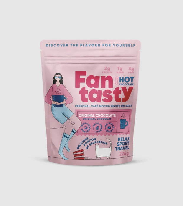 FAN TASTY FOODS: Hot Choco Mix Classic Low Sugar, 7.9 oz - No Brand For Less 