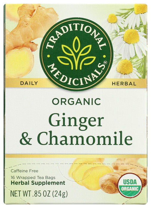 TRADITIONAL MEDICIaNALS: Ginger Chamomile Tea, 16 bg