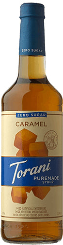 TORANI: Puremade Zero Sugar Caramel, 375 ml