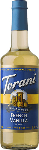 TORANI: French Vanilla Syrup Sugar Free, 25.4 fo