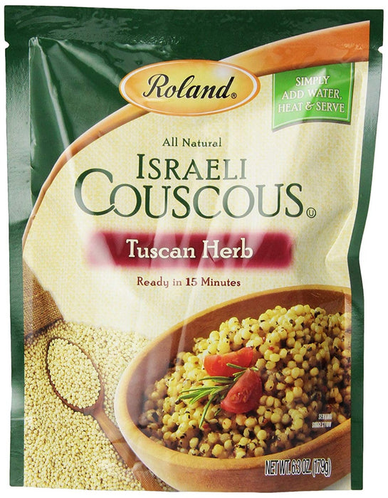 ROLAND: Tuscan Herb Seasoned Israeli Couscous, 6.3 oz