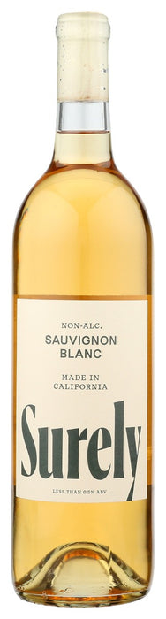 SURELY: Non Alcoholic Sauvignon Blanc, 25.36 fo