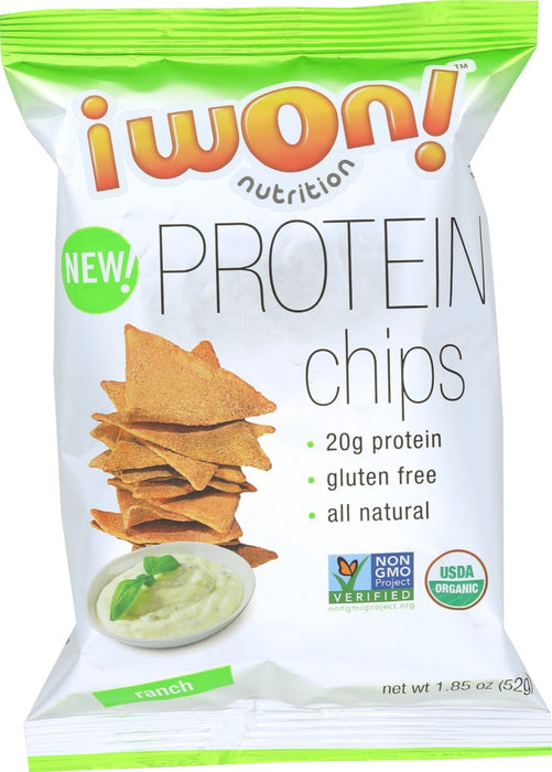 I WON NUTRITION: Protein Chips Ranch, 1.5 oz