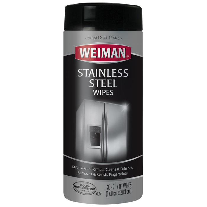 WEIMAN: Wipe Stainless Steel, 30 pc